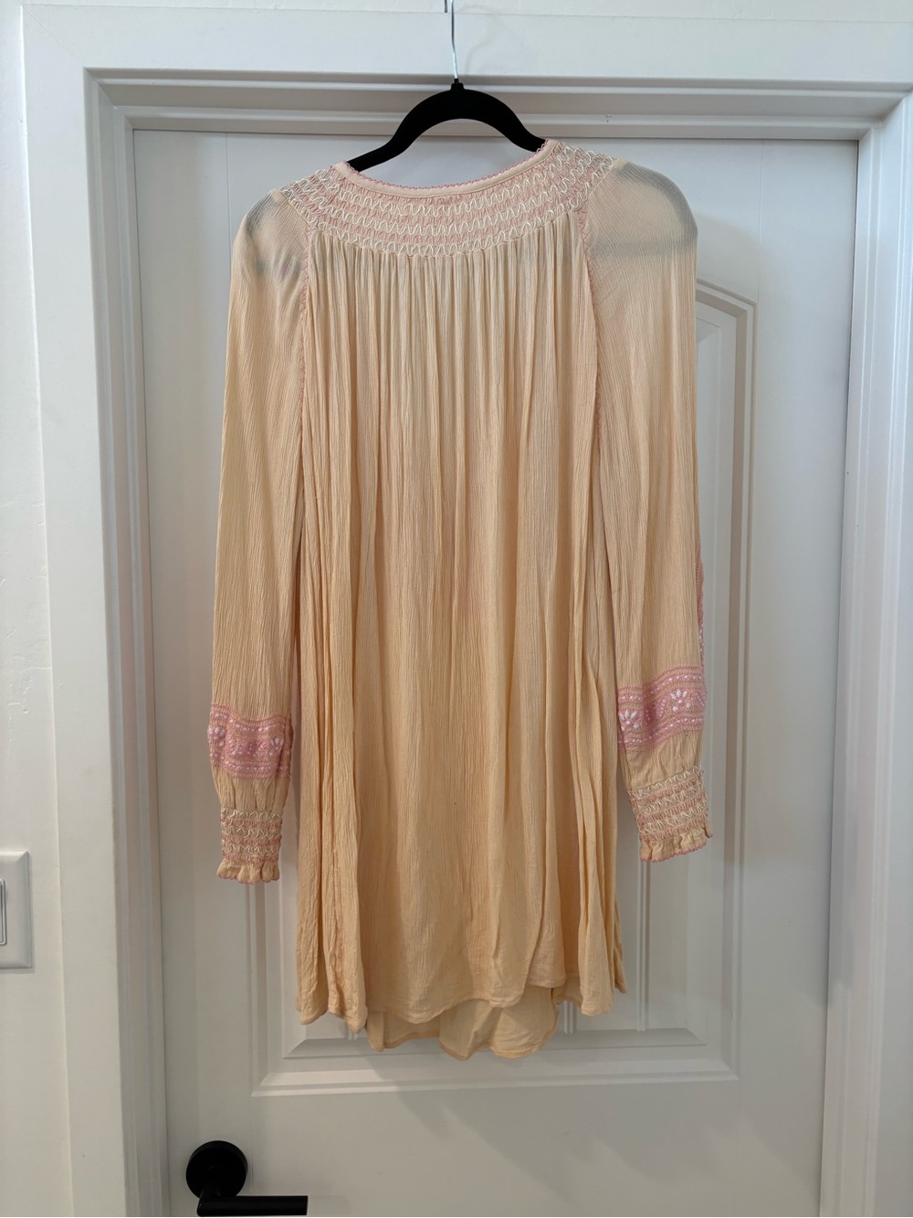 Free People Wind Willow Embroidered Mini Dress - Size M - Picture 4 of 6